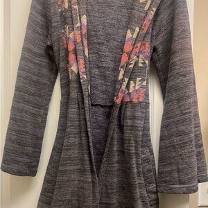 Obey Black and Gray Knit Sweater